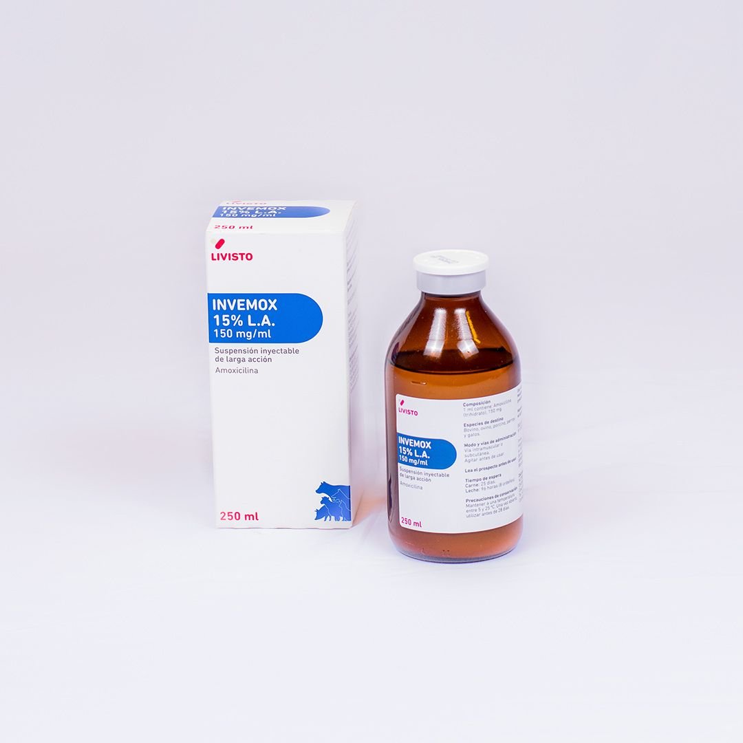 Invemox 15% LA Suspensión inyectable de larga acción